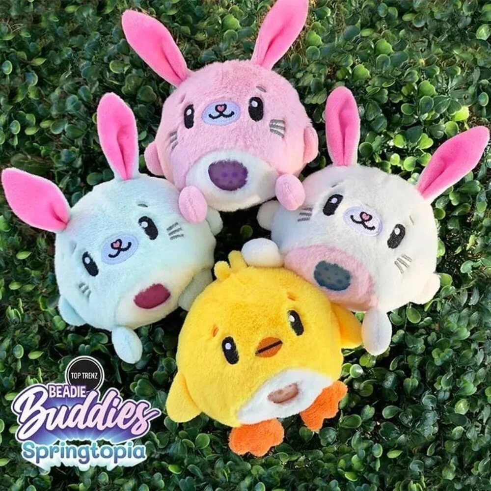 Easter Spring Beadie Buddies Sensory Plush Toy - Yellow‎ Chick